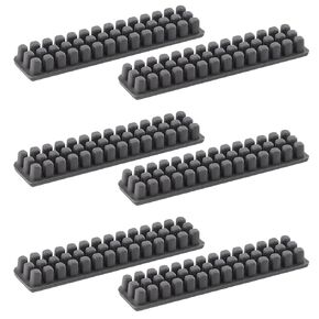 6 قطع فرشاة فوهة A1 متوافقة مع مجموعة استبدال فرشاة فوهة السرير الحراري Bambu lab A1، أداة تنظيف ممسحة السيليكون للطابعة ثلاثية الأبعاد (فقط لـ A1) in Kuwait