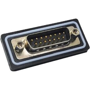 DB9 DB15 D-SUB موصل 9Pin 15Pin RS232 485 لحام D- نوع النحاس طلاء الذهب 3U 1 قطعة (DB9 ذكر) in Kuwait