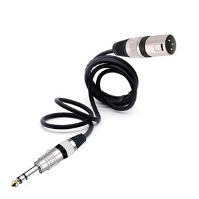 Mic Cord Stereo Jack 6.35mm 6.5mm Male to XLR Male 6.3mm 1/4inch to XLR Microphone Audio Cable for Speaker Amplifier AMP 1Pcs(Green,10m) in Kuwait