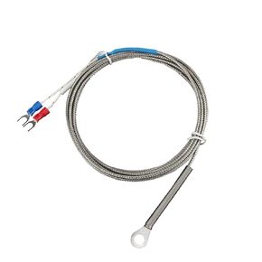 5mm Hole Washer K/E Type Thermocouple Temperature Sensor Probe 1/2/3/4/5M Cable 1Pcs(E Type 1M) in Saudi Arabia