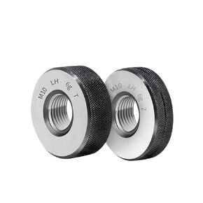 1 مجموعة (1 * GO + 1 * NOGO) 6 جرام دقة اليد اليسرى M57-M81 غير قياسي متري موضوع حلقة قياس أدوات القياس M57M58M59M60(M57X3 LH T Z) in Kuwait