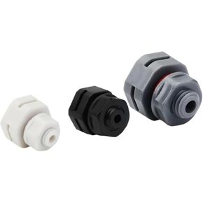 Waterproof Air Vent Valves M16 Nylon Waterproof Air Vent Valve Screw In Protective Plug M20 Plstic Breather M10 M12 M5 M8 M6(Black,M12X1.5_20PCS) in Saudi Arabia