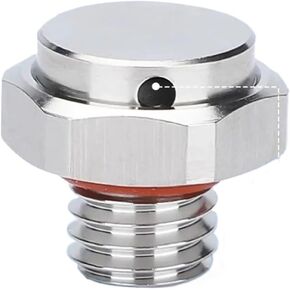 Waterproof Air Vent Valves 304 Stainless Steel Air Vent Valve Screw In Waterproof Metal Plug M5 M6 M8 M10 M12 Pressure Relief(M16x1.5) in Saudi Arabia