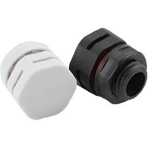 Waterproof Air Vent Valves Waterproof Dust Proof One-Way Ventilation Air Breather Valves M16 Vent Plug Valve Protective Automotive Vents 5mm 6mm 8mm(Black,M5X0.8_4PCS) in Saudi Arabia