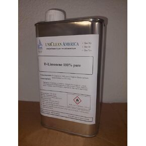 د - ليمونين نقي 100% - مذيب ليمونين عالي النقاء - صنع في الولايات المتحدة الأمريكية - 1 لتر / 34 أونصة سائلة in Kuwait