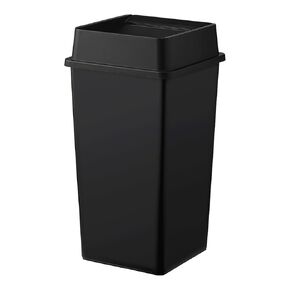 PRO&Family Commercial Trash Can - Large Square Can with Lid (50 Gallons, Blue) in Kuwait
