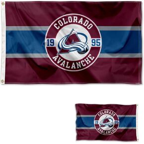 WinCraft Colorado Avalanche Double Sided Embroidered Flag in Kuwait