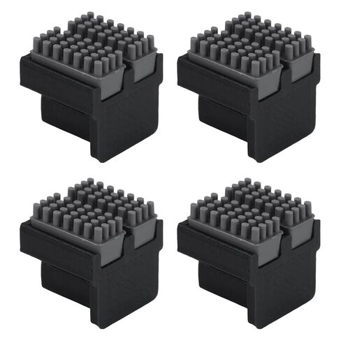 4pcs Nozzle Wiper for Kobra S1/S1 Combo/ACE Pro, Dual Silicone Brushes 360° All-Around Nozzle Cleaning Brushes for 3D Printers Maintenance, Quick Snap-On Installation (Black) in Saudi Arabia