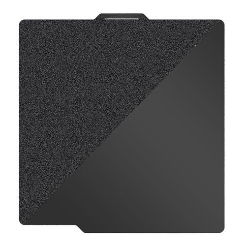 لوحة بناء PEI سوداء مزدوجة الجوانب لمختبر Bambu P2S/X1/X1C/X1E/P1P/P1S/A1، لوحة فولاذية زنبركية PEI ناعمة + مزخرفة PEI منصة مرنة 257 × 257 مم لطابعات Bambu Labs ثلاثية الأبعاد in Kuwait