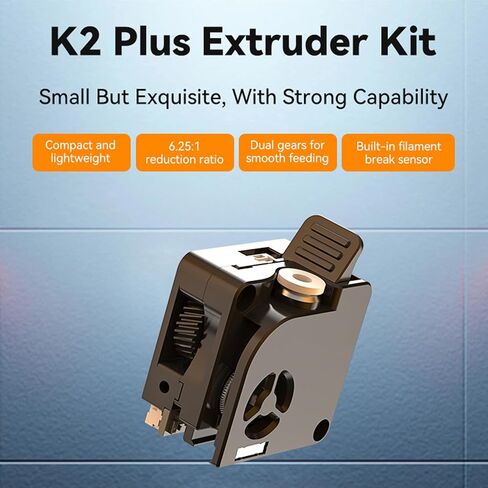 Creality K2 Series Extruder Kit, 3D Printer Dual Gear Filament Feeding Extruder Kit with Built-in Filament Break Sensor for K2, K2 Pro, K2 Plus in Saudi Arabia