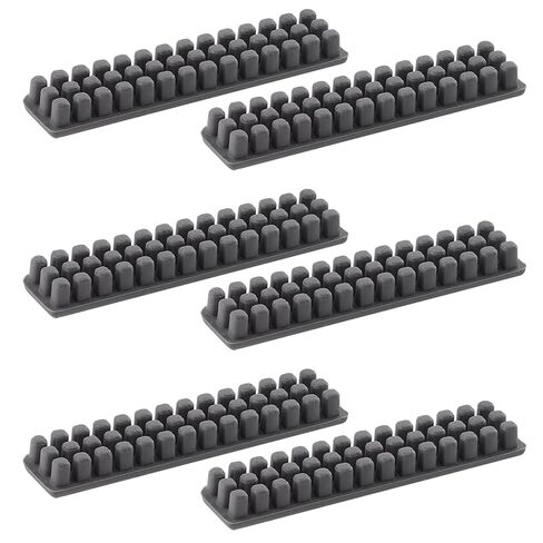 6 قطع فرشاة فوهة A1 متوافقة مع مجموعة استبدال فرشاة فوهة السرير الحراري Bambu lab A1، أداة تنظيف ممسحة السيليكون للطابعة ثلاثية الأبعاد (فقط لـ A1) in Kuwait