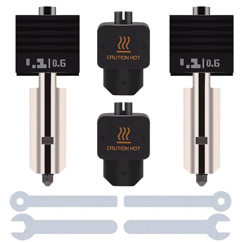 6Pcs A1 Nozzle Brush Compatible for Bambu lab A1 Heatbed Nozzle Brush Replacement Kit, 3D Printer Heatbed Silicone Wiper Cleaning Tool (Only for A1) in Kuwait