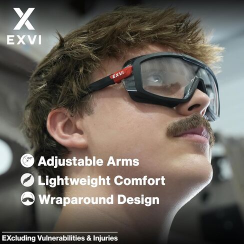 SG200 Safety Glasses – Anti-Fog & Scratch-Resistant, Flexible Rubber Gasket for Protection Against Liquids & Particles, UV400 Protection, Adjustable Ergonomic Fit in Saudi Arabia