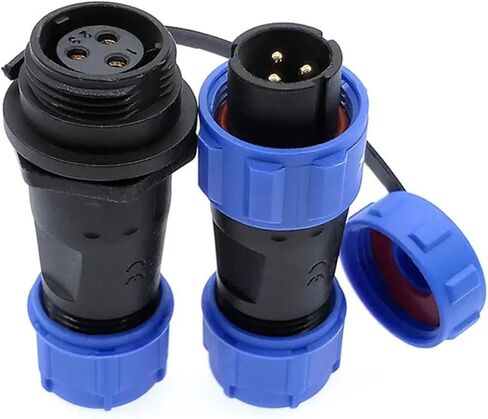 SP1310 SP1311 موصل الإرساء SP13 2pin 3pin 4pin 5pin 6pin 7pin IP68 كابل 1 قطعة (9P) in Kuwait