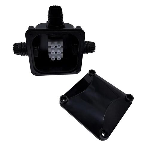 IP68 صندوق ثلاثي الاتجاهات مع وصلة كابل PG11 خارجية ABS موصلات كهربائية 1 قطعة in Kuwait