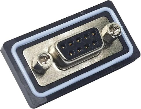 DB9 DB15 D-SUB Connector 9Pin 15Pin RS232 485 Solder D-Type Brass Gold Plating 3U 1Pcs(DB9 Male) in Saudi Arabia
