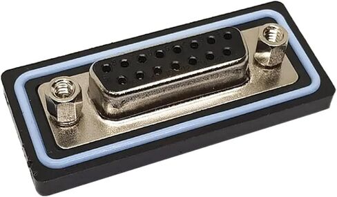 DB9 DB15 D-SUB Connector 9Pin 15Pin RS232 485 Solder D-Type Brass Gold Plating 3U 1Pcs(DB9 Male) in Saudi Arabia
