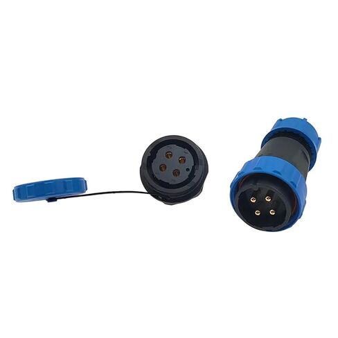 SP28 Docking/Back Nut/Square Connector IP68 Cable Connectors Socket 1Pcs(Back Nut,5P) in Saudi Arabia