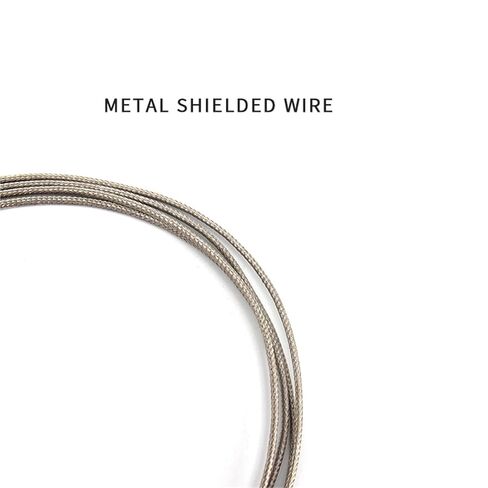4 * 30mm Type K Thermocouple 1/2/3/4/5M Probe Shielded Braide Wire Temperature Sensor for Controller Pcs(K Type 1 M) in Saudi Arabia