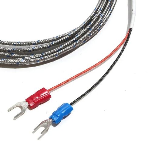 Thermocouple K-Type Temperature Probe Small Cylindrical Sensor Cable Length 0.5M-5M 1Pcs(K probe3x20mm 5M) in Saudi Arabia