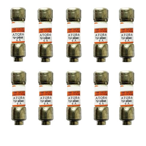 10 عبوات جديدة ATQR-6 ATQR6 ATQR-6A 600Vac صمام تأخير الوقت، ATQR-6A صمامات خرطوشة رفض الفئة CC الحالية in Kuwait