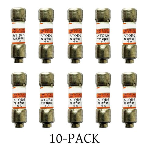 10 عبوات جديدة ATQR-6 ATQR6 ATQR-6A 600Vac صمام تأخير الوقت، ATQR-6A صمامات خرطوشة رفض الفئة CC الحالية in Kuwait