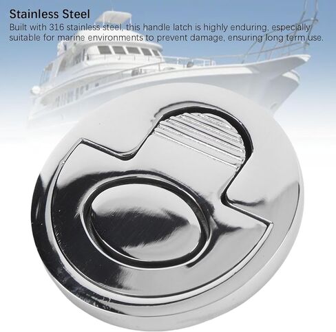 Boat Cam Latch 316 Stainless Steel Marine Floor Buckle Hatch Latch Yacht Floor Handle Pull Buckle for RV Ship in Saudi Arabia