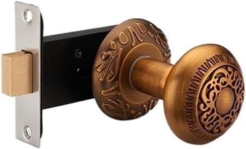 Invisible Door Lock Concealed Single-Sided Lock Handle Handle Bedroom Door Lock Indoor Hidden Background Wall Lock American Single-Sided Lock(Type D Invisible Door Lock) in Saudi Arabia