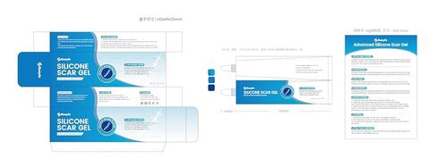 جل الندبات السيليكون، كريم الندبات، عصا الندبات المتقدمة للندبات الجراحية، علامات التمدد، إزالة نتوءات الجدرة، الندبات القديمة والجديدة 0.63 أونصة (18 جم) in Kuwait