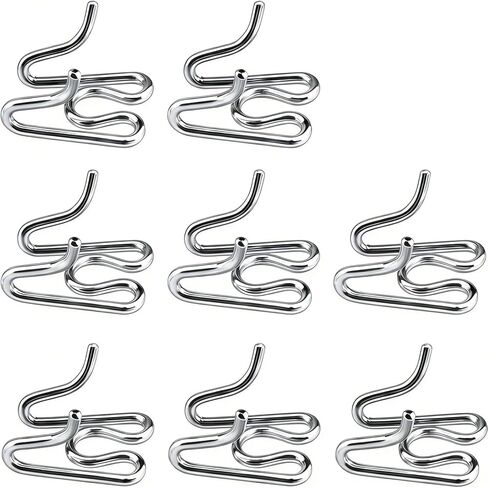 8 قطع وصلات إضافية مقاس 2.25 مم مصممة لأطواق التدريب، مصنوعة من الفولاذ المقاوم للصدأ المطلي بالكروم والفضة in Kuwait