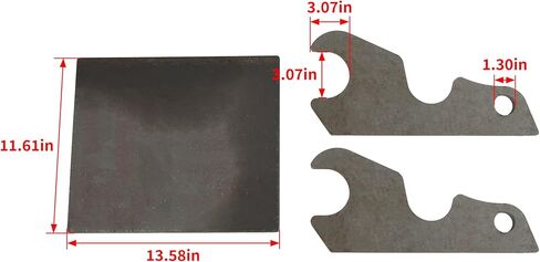 ALMULOO Quick Tach Bracket Compatible with Kubota KX040 KX71 KX91 KX121 KX033 U35 Bare Metal Steel in Saudi Arabia