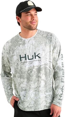 قميص أداء رجالي بأكمام طويلة بنمط Pursuit من HUK in Saudi Arabia