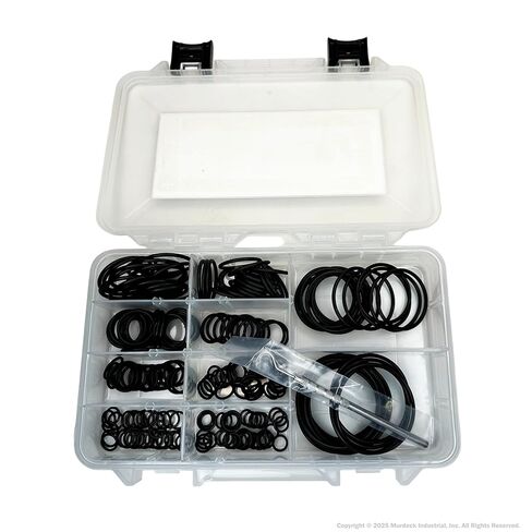 طقم خرطوم #4000-Kit MORB طقم ختم حلقي هيدروليكي (205 قطعة، Buna 90، مقاسات 1/4 بوصة إلى 2 بوصة، حلقات دائرية عالية الضغط) in Kuwait