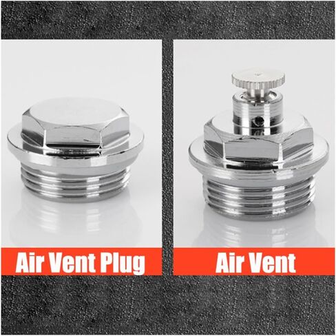 1PCS 1/4" 3/8" 1/2" Radiator Plug Running Wind Radiator Manual Air Vent Bleed Vent Valve Plug Cap(32mm Air vent) in Saudi Arabia