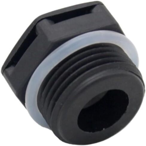 20Pcs Metric Plastic Vent Plug Waterproof With Rubber Washer M20 Breathable Air Screw(M5x0.8 100pcs,White) in Saudi Arabia