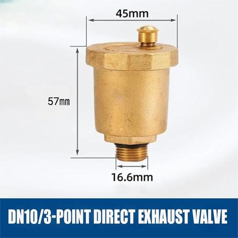 1PCS Brass Automatic Air Vent Release Valve 3/8'' 1/2'' 3/4'' 1'' BSP for Solar Water Heater System(3/4") in Kuwait