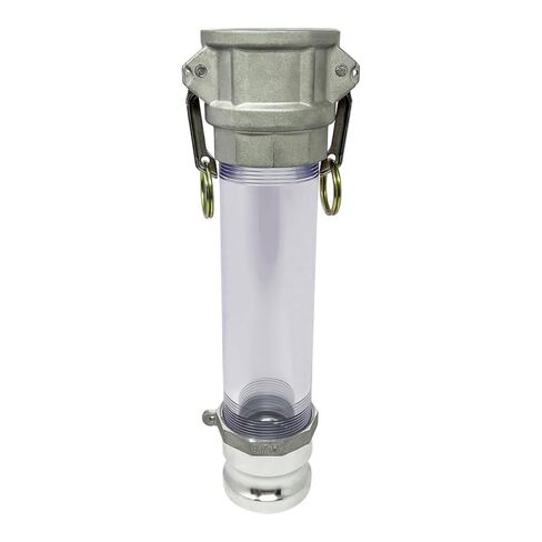 Gloxco 2" in-line Camlock Polycarbonate Sight Glass Assembly (CAM-20-SG-PCAL) in Kuwait