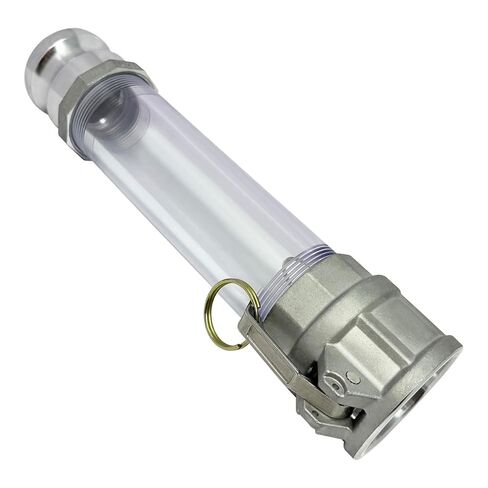 Gloxco 2" in-line Camlock Polycarbonate Sight Glass Assembly (CAM-20-SG-PCAL) in Kuwait