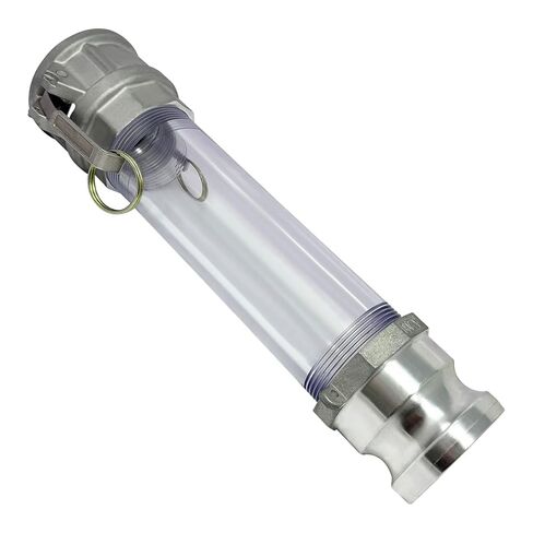 Gloxco 2" in-line Camlock Polycarbonate Sight Glass Assembly (CAM-20-SG-PCAL) in Kuwait