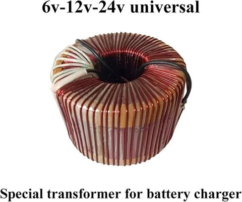 Agricultural Vehicle,Truck,Battery Charger,Dedicated Circular Transformer,Ppure Copper Coil 6V12V24V Universal(100A(4KG)) in Saudi Arabia