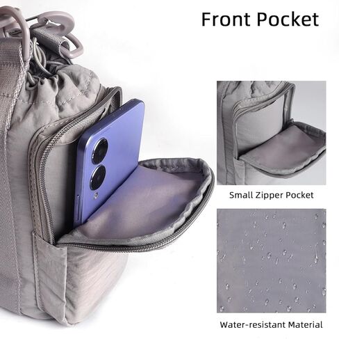 حامل زجاجة مياه Zkptops مع حزام حقيبة زجاجة مياه مع مقبض جيب كبير للهاتف 32oz حقيبة كروس للجسم حقائب حبال إكسسوارات رياضية للرجال والنساء المشي لمسافات طويلة والسفر والتخييم in Kuwait