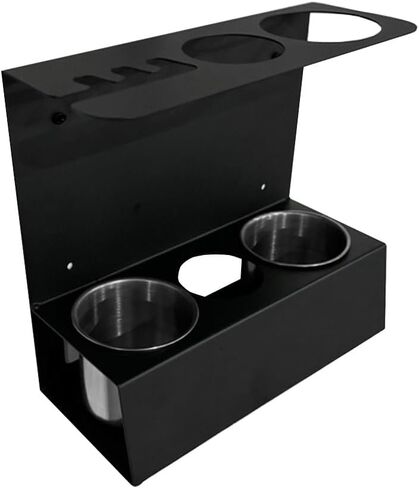 Grease Gun Holder, Wall Mount Rack for Grease Gun Storage, Grease Gun Organizer, Cartridge Holder, for Workshop Garage, with 2X Removable Drip Cups in Saudi Arabia