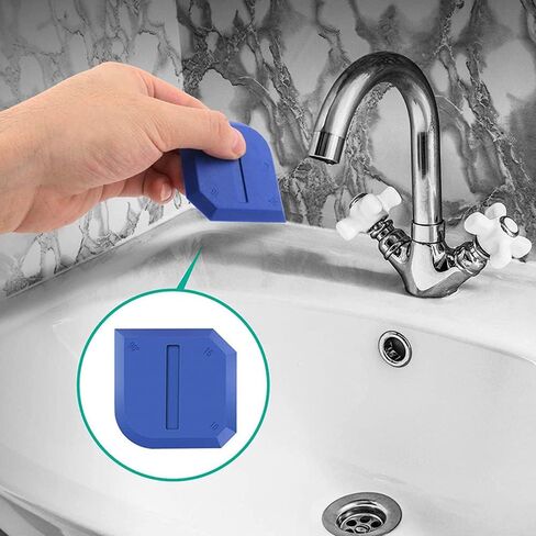 3 Pcs Silicone Caulking Tools, Sealant Grout Finishing Kit for Bathroom & Kitchen, Caulk Smoothing Tool Set, Grout Tool for Tile Sealing in Kuwait