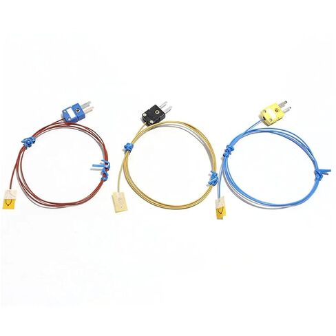K/T/J Type Surface-Mounted Sheet Temperature Sensor Probe Thermocouple Patch Thermal Resistance 1Pcs(J Type 1M) in Saudi Arabia