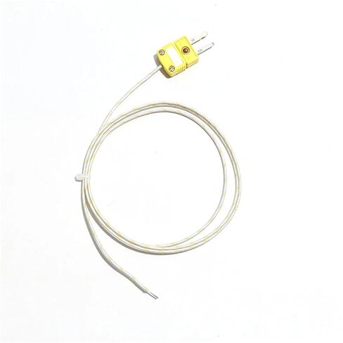 K-Type HH-K-24-SLE Thermocouple Temperature Measuring Line SMT Fiber Wire -73~704 Degree 1Pcs(1.5M line with Plug) in Saudi Arabia