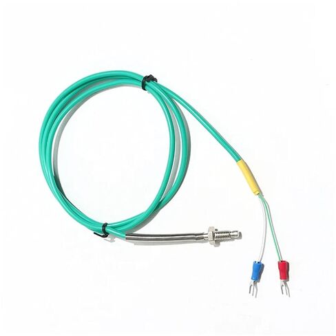 K-Type M6 Screw Thermocouple 1M/2M/4M/5M Silicone Cord Thread Stainless Steel Probe 1Pcs(M6 Length 1m) in Saudi Arabia