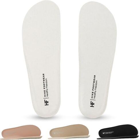 Hike Footwear High Density Foam Barefoot Insoles- Lightweight, Breathable, Non-Slip Shoe Inserts for Men & Women, Comfort Support for Walking, Running, Hiking in Saudi Arabia