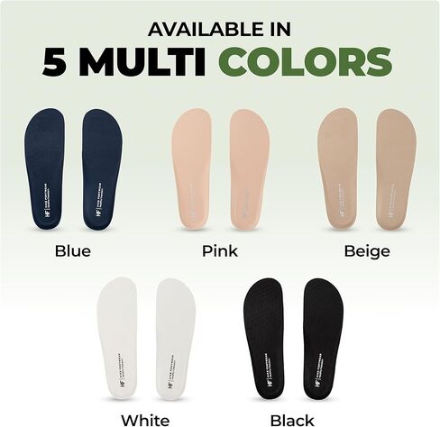 Hike Footwear High Density Foam Barefoot Insoles- Lightweight, Breathable, Non-Slip Shoe Inserts for Men & Women, Comfort Support for Walking, Running, Hiking in Saudi Arabia