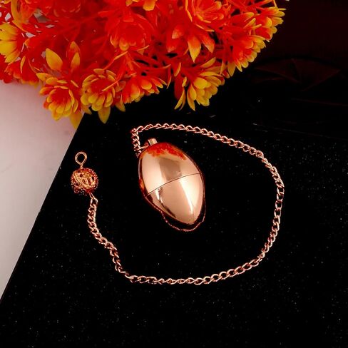 Rudra Empire Copper Metal Healing Dowsing Reiki Chakra Balancing Pendulum for Divination & Dowsing in Saudi Arabia