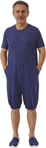Codida Adaptive Men's Security Back-Zip Jumpsuit - Easy Care Romper for Elderly & Limited Mobility in Saudi Arabia